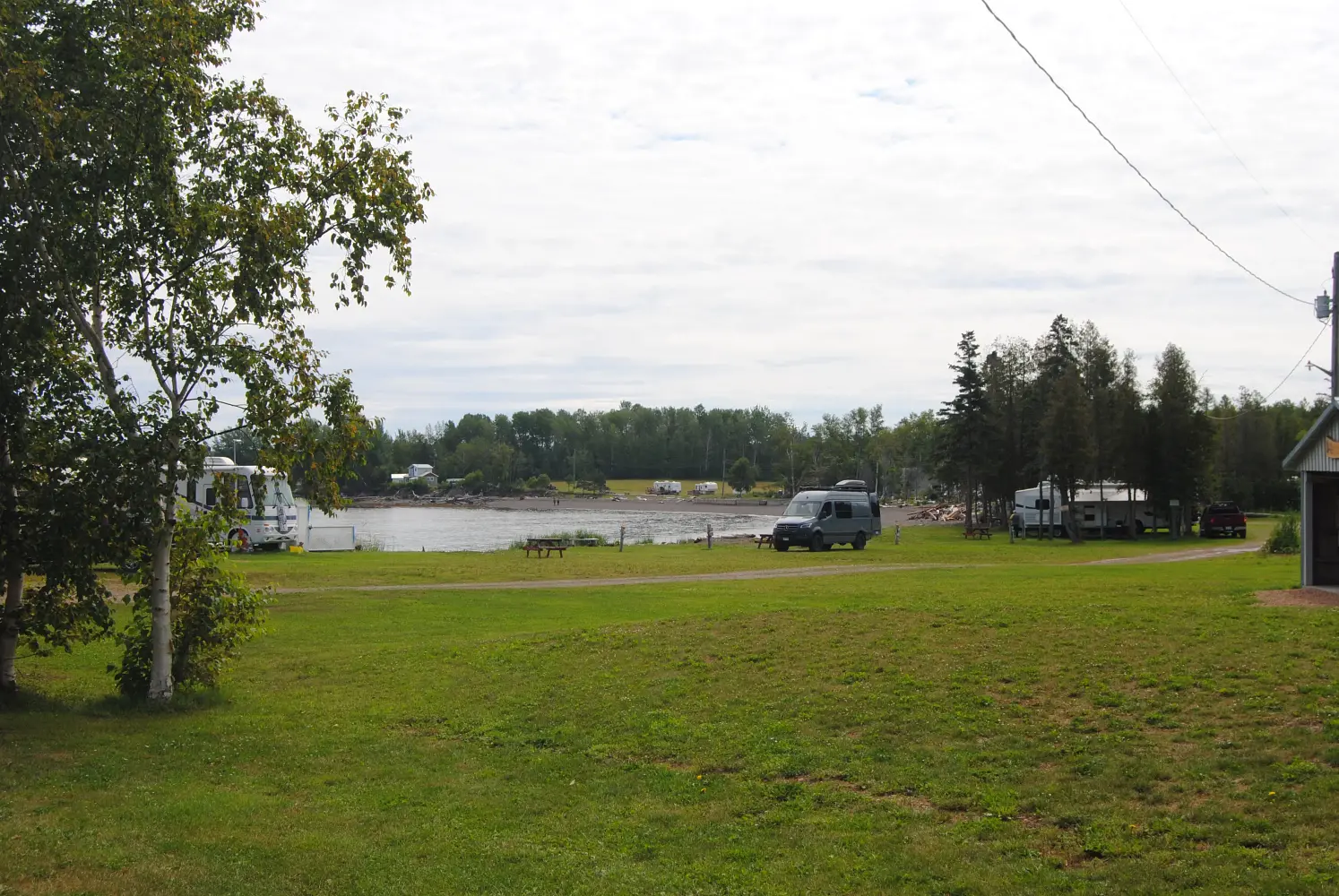 Camping by the Bay